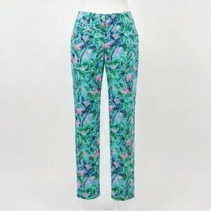 Lilly Pulitzer Luxletic Corso golf pants in "Par Fection”